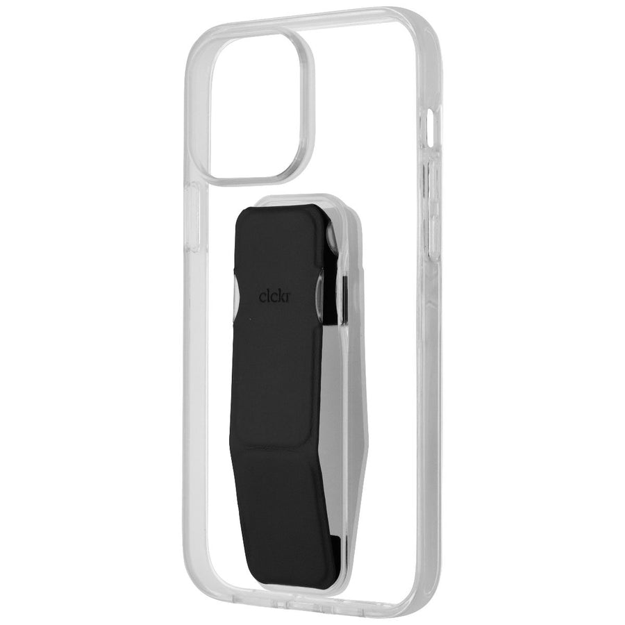 CLCKR Stand and Grip Case for Apple iPhone 13 Pro Max - Clear/Black Image 1