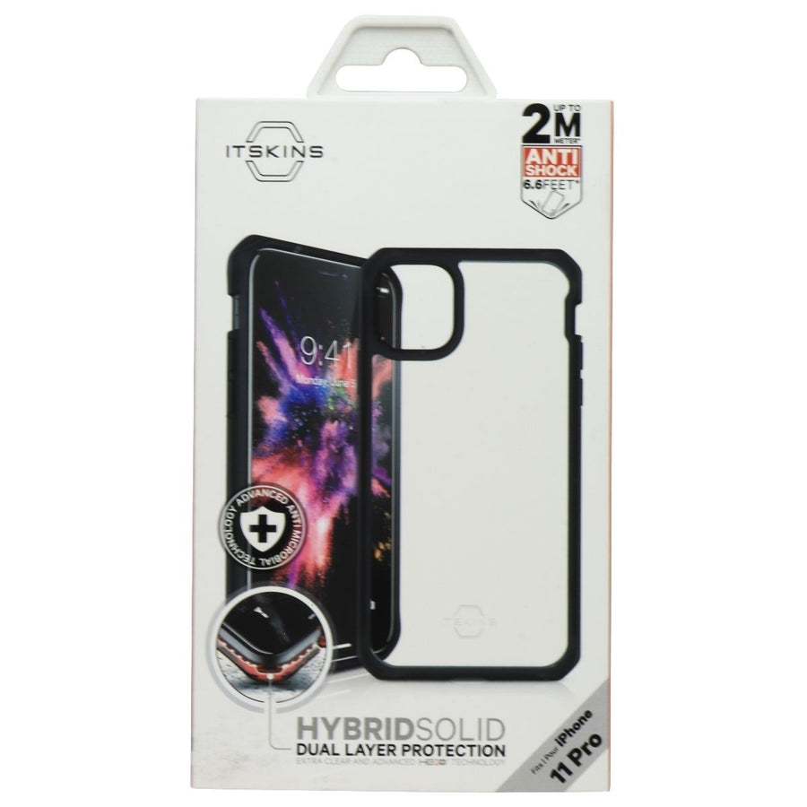 ITSKINS Hybrid Solid Dual Layer Case for Apple iPhone 11 Pro - Clear/Black Image 1