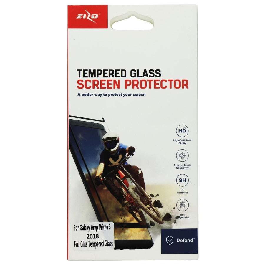 Zizo Tempered Glass Screen Protector for Galaxy Amp Prime 3 - Clear (Refurbished) Image 1