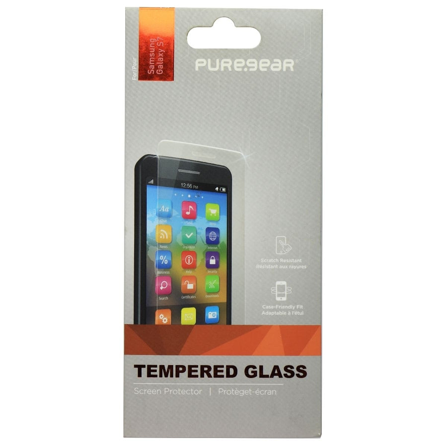 PureGear Tempered Glass Screen Protector for Samsung Galaxy S7 (2016 Model) (Refurbished) Image 1