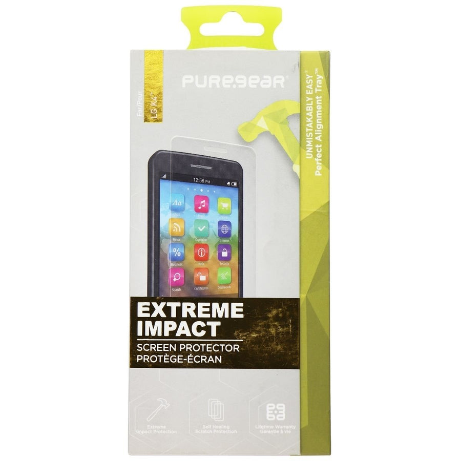 PureGear Extreme Impact Screen Protector for LG K4 (2016 Model) - Clear (Refurbished) Image 1