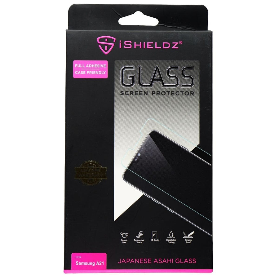 iShieldz Tempered Glass Screen Protector for Samsung A21 (2020 Model) - Clear (Refurbished) Image 1