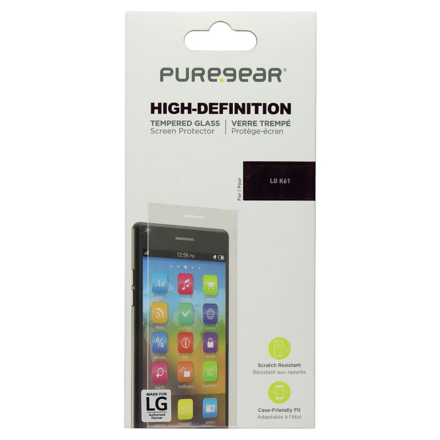 PureGear High-Definition Tempered Glass for LG K61 (2020) - Clear (Refurbished) Image 1
