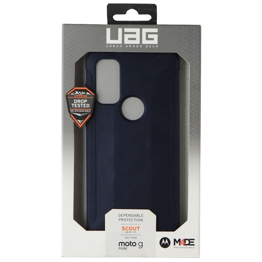 Urban Armor Gear UAG Scout Series Case for Moto G Pure - Blue (Refurbished) Image 1