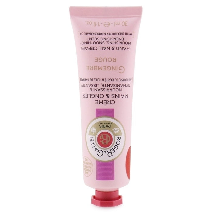 Roger and Gallet Gingembre Rouge Hand and Nail Cream 30ml/1oz Image 1