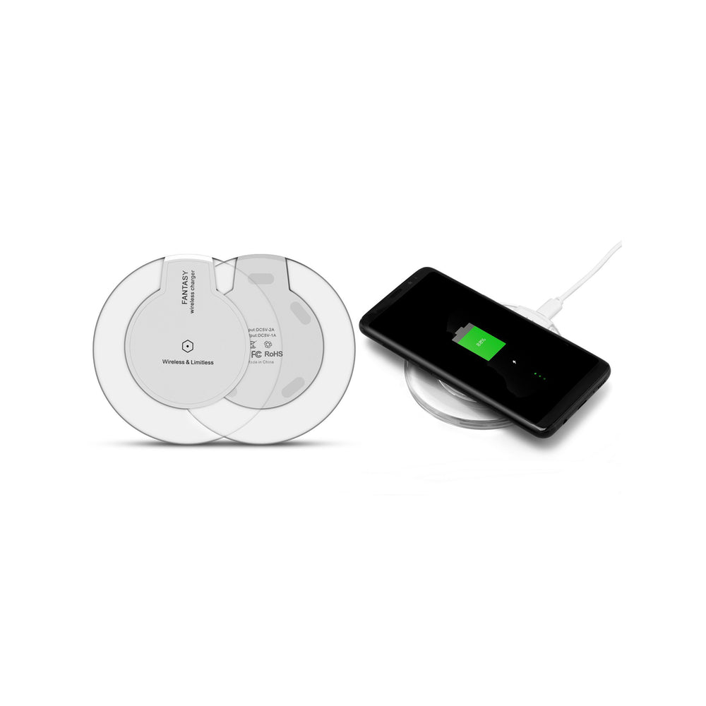 2-Pack Wireless Qi Charger for iPhone 8,8 PlusSamsung Galaxy S7,S6 Image 2