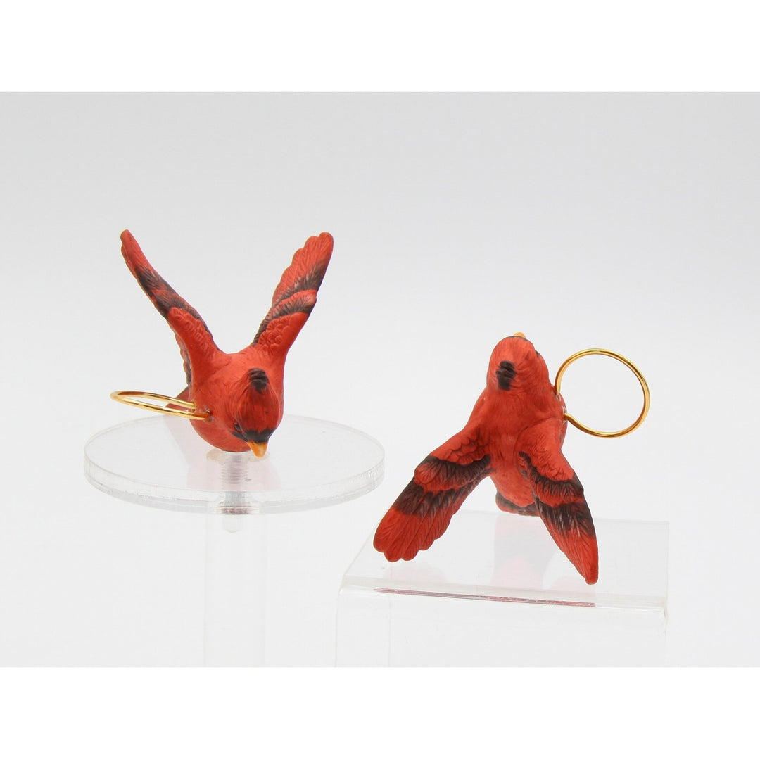 Ceramic Cardinal Bird Candle Rings-Set of 2Home DcorMomKitchen Dcor, Image 3