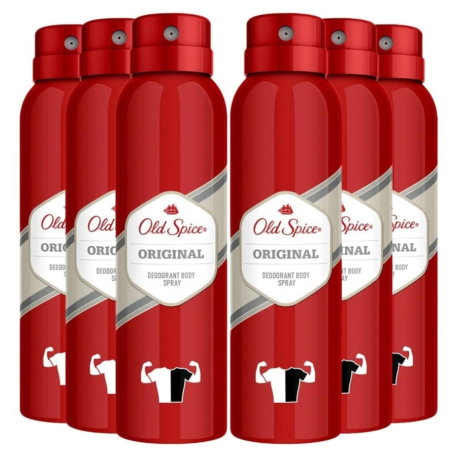 Old Spice Deodorant Body SprayOriginal Scent5.1 oz. (Pack Of 6) Image 1