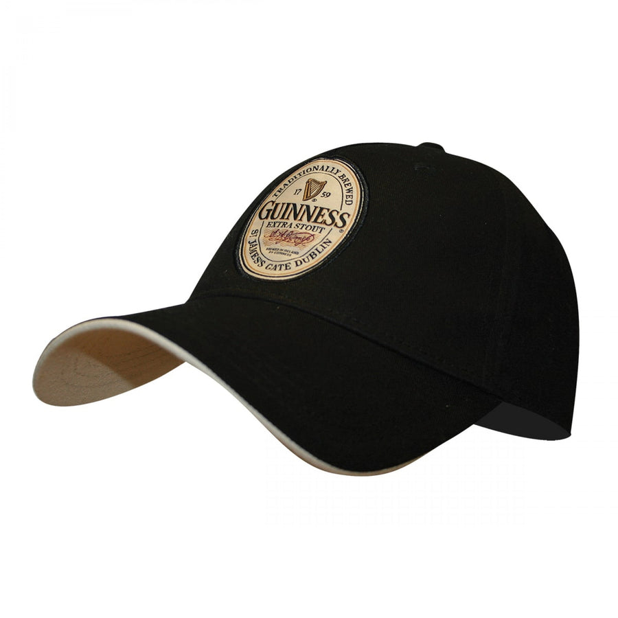 Guinness Black English Label Adjustable Hat Image 1