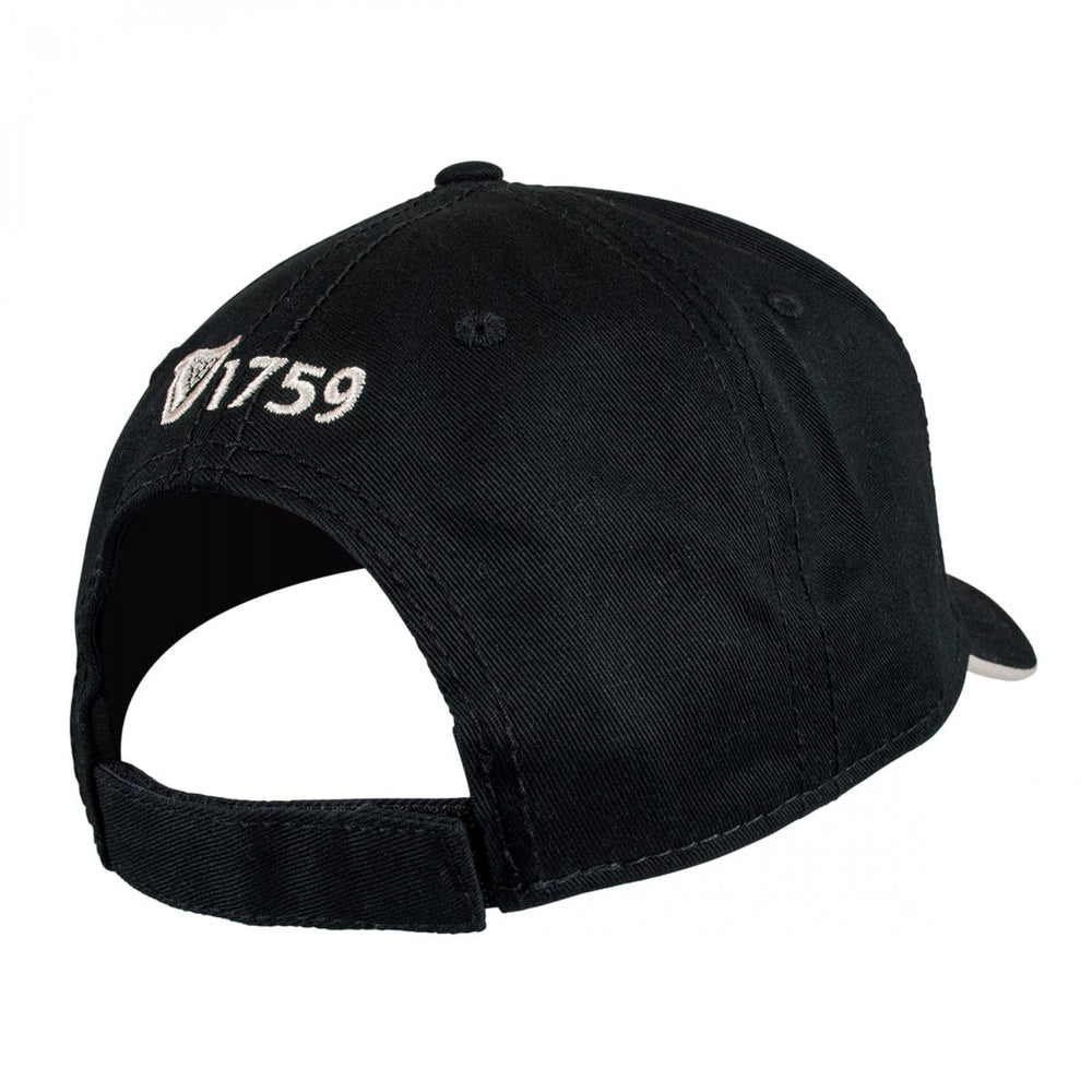 Guinness Black English Label Adjustable Hat Image 2