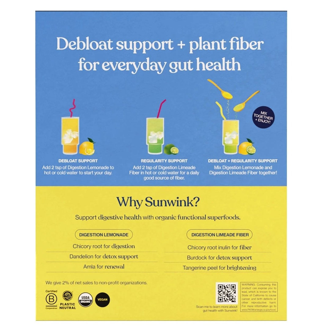 Sunwink Daily Debloat + Fiber Superfood Powder Duo4.2 Ounce (Pack of 2) Image 3