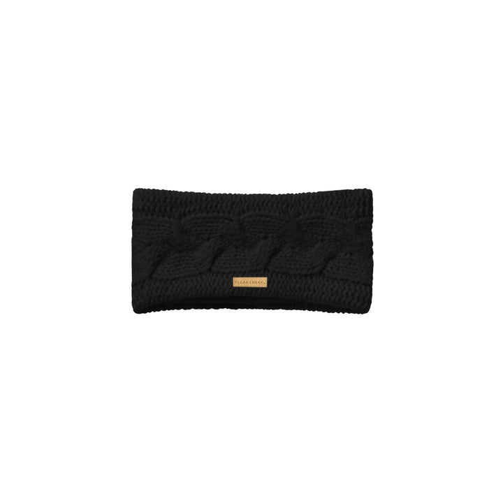 2-Pack: Womens Ultra-Soft Cozy Polar Fleece Lined Cable Knit Popcorn Stitch Headband Image 8
