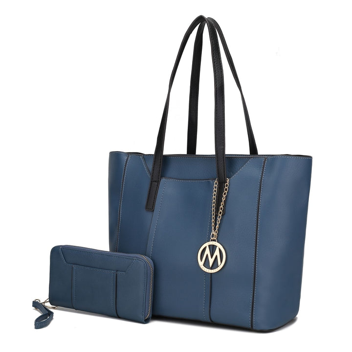 Dinah Light Weight Tote Handbag with Wallet by Mia K. Image 4