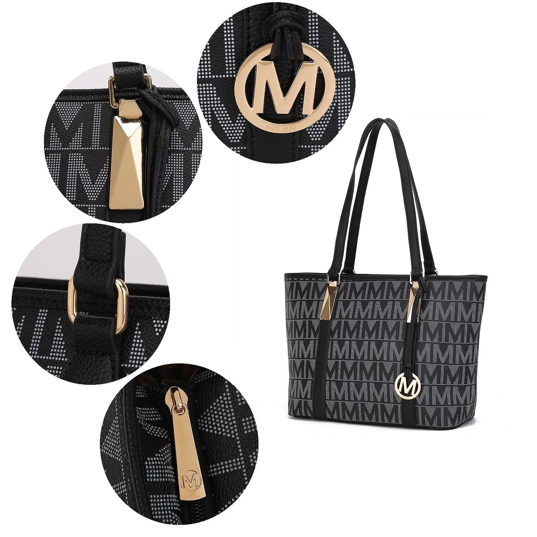 MKF Collection Marimar M Signature Tote 4 PCS Set Handbag by Mia K. Image 12