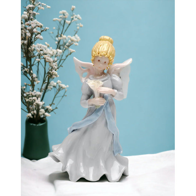Ceramic Angel Of Tranquility FigurineReligious DcorReligious GiftChurch Dcor, Image 1