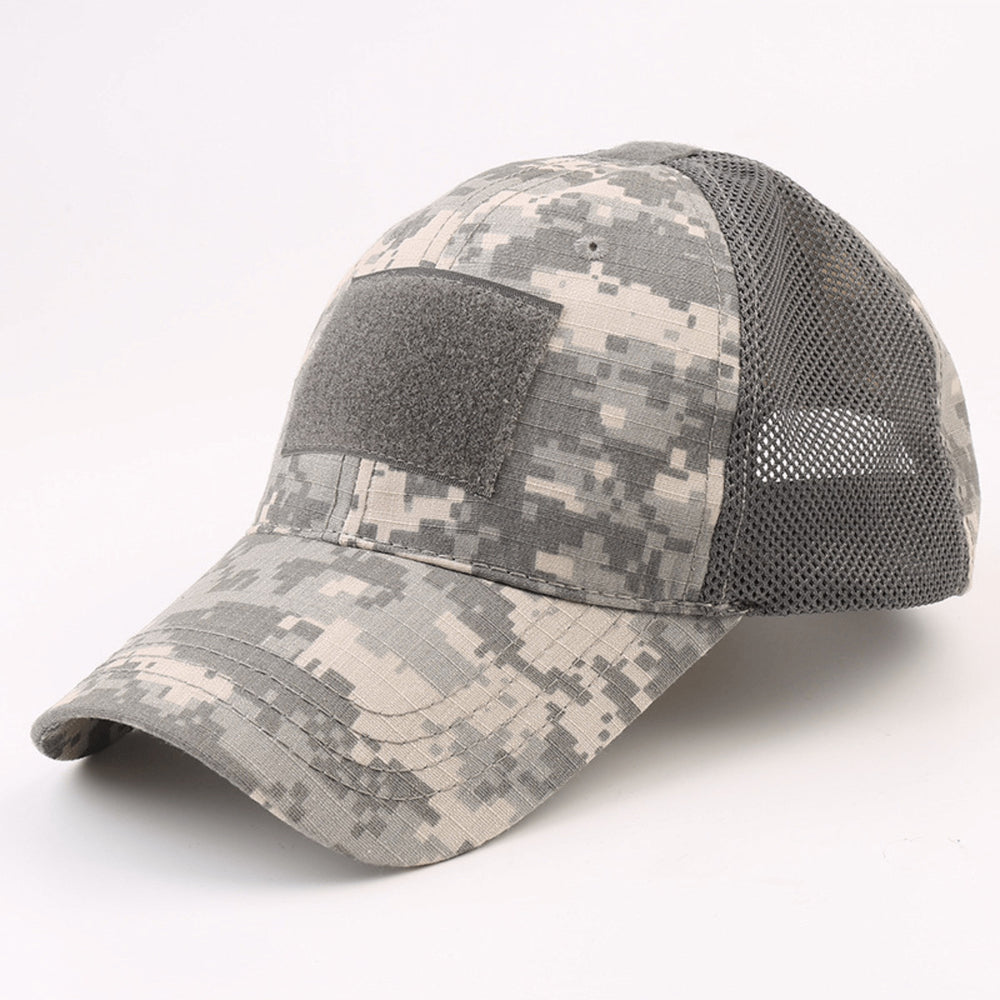 Tactical-Style Patch Hat with Adjustable Strap Image 2