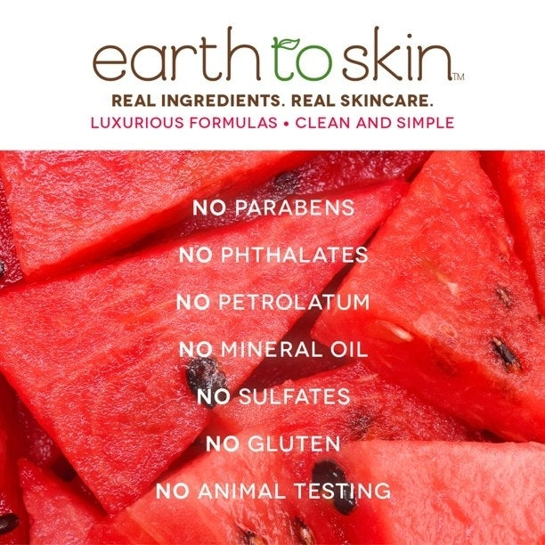 Earth to Skin Super Fruits Watermelon Hydrating Juicy Face Serum2 fl oz Image 4
