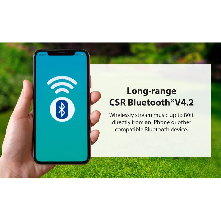 SoundPro Dual Bluetooth Outdoor Weatherproof Rock Landscape Speakers Image 7