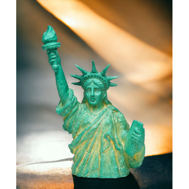Ceramic Statue of Liberty NightlightDemocracy and Freedom, Image 2