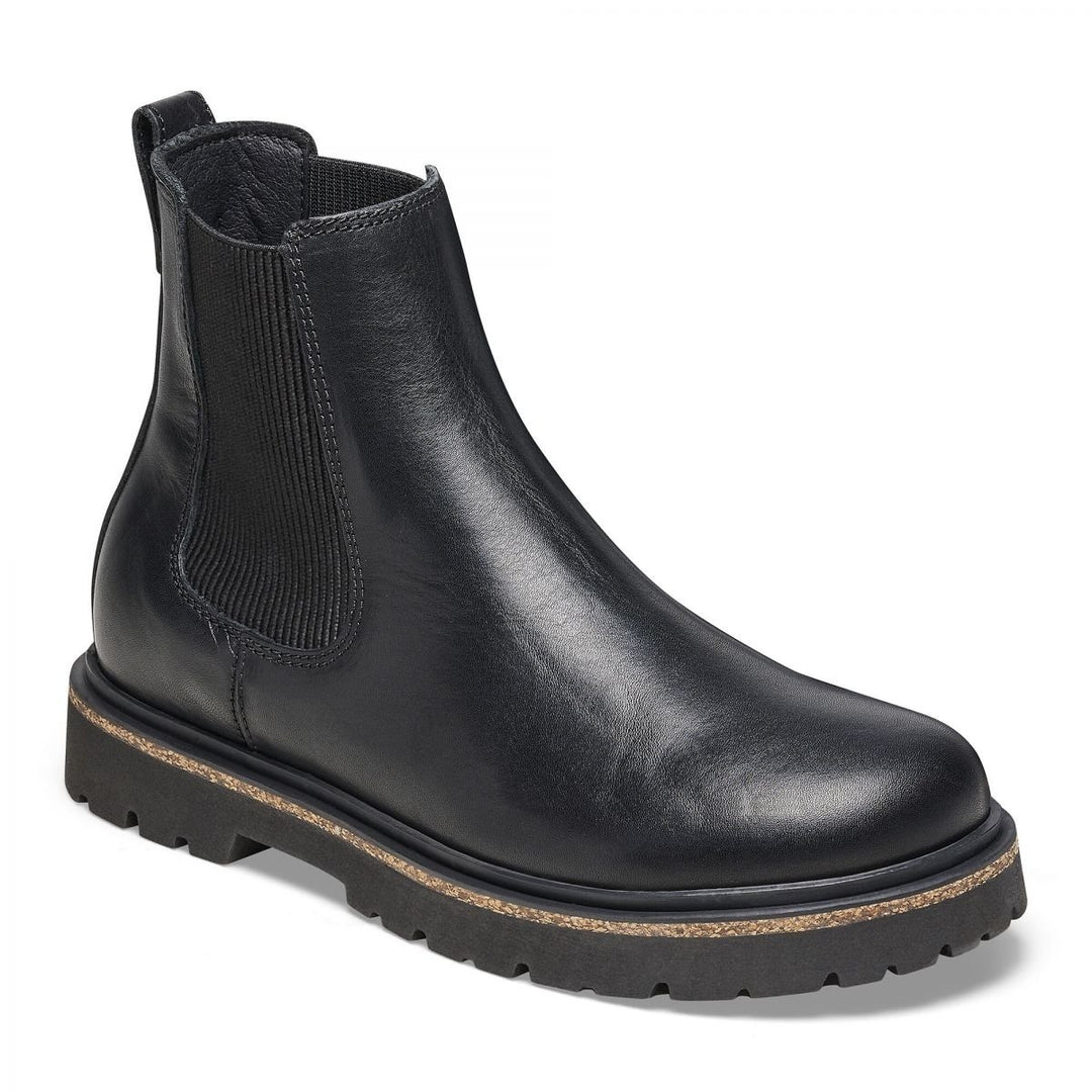 BIRKENSTOCK Womens Highwood Slip On Boot Black Leather (narrow width) - 1025791  BLACK Image 1
