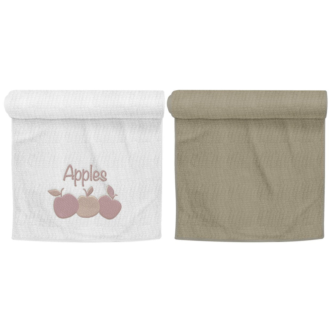 Multi-Pack: Ultra-Soft Super Absorbent Decorative 100% Cotton Embroidered Kitchen Dish Linen Towels Image 4