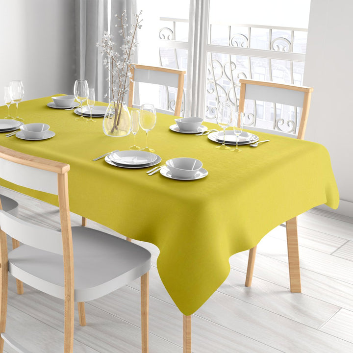 Multi-Pack: Kitchen Dining Water-Resistant Oil Proof Flannel Back PVC Vinyl Tablecloth Image 6