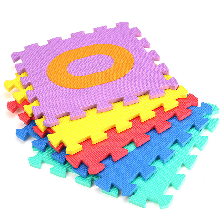 0-9 Math Pattern EVA Foam Floor Jigsaw Puzzle Toy Mat for Living Room Bathroom Kitchen Image 4
