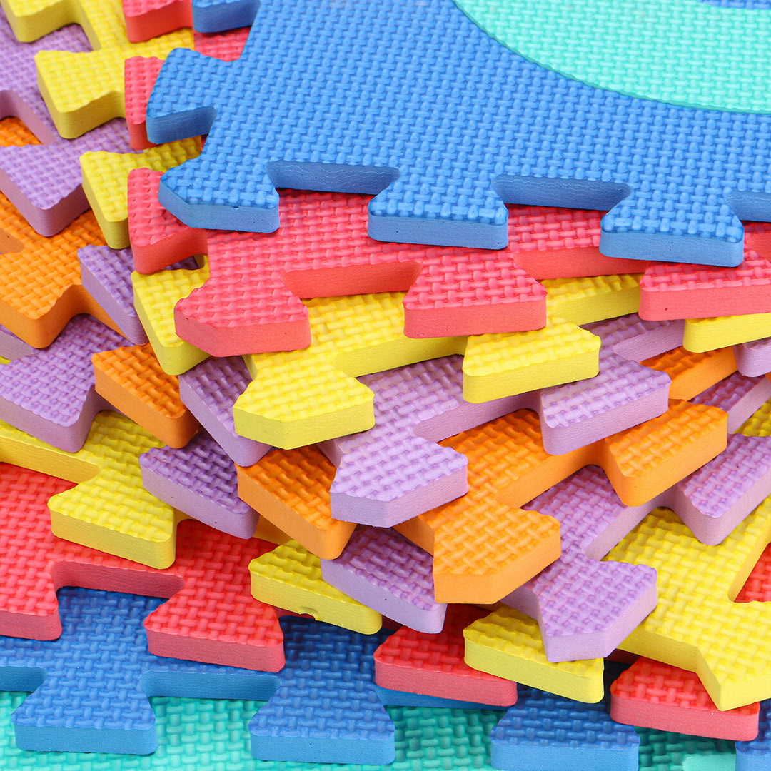 0-9 Math Pattern EVA Foam Floor Jigsaw Puzzle Toy Mat for Living Room Bathroom Kitchen Image 9