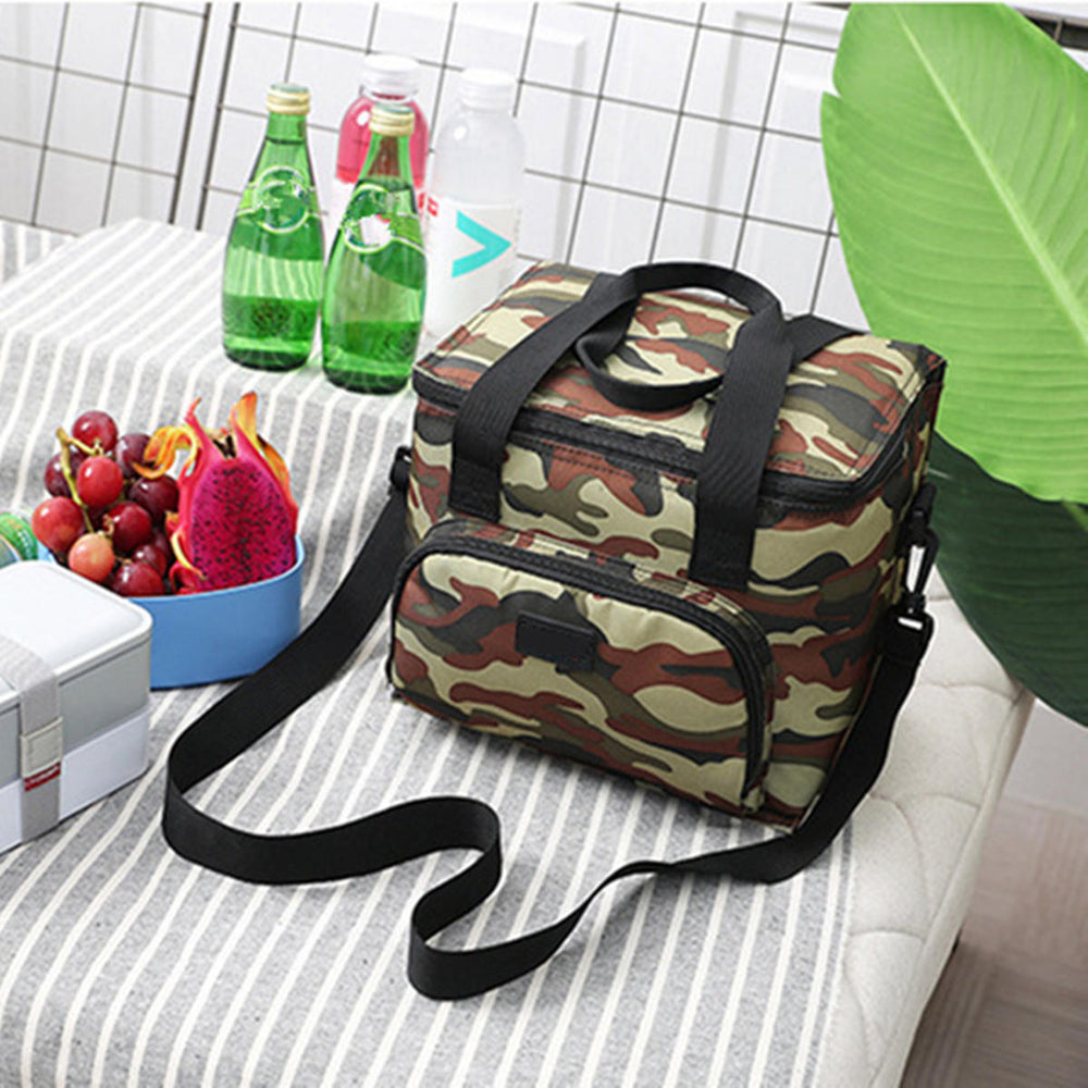 10L Picnic Bag Thermal Insulated Thermal Cooler Insulated Tote Lunch Food Container BBQ Storage Box Image 2