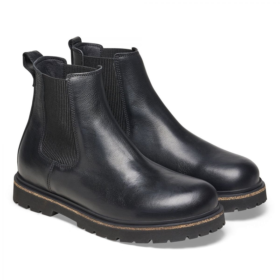 BIRKENSTOCK Womens Highwood Slip On Boot Black Leather (narrow width) - 1025791  BLACK Image 4
