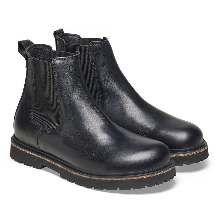 BIRKENSTOCK Womens Highwood Slip On Boot Black Leather (narrow width) - 1025791  BLACK Image 4