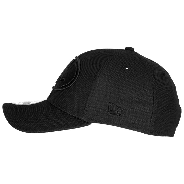 Batman Symbol Black on Black  Era 39Thirty Fitted Hat Image 3