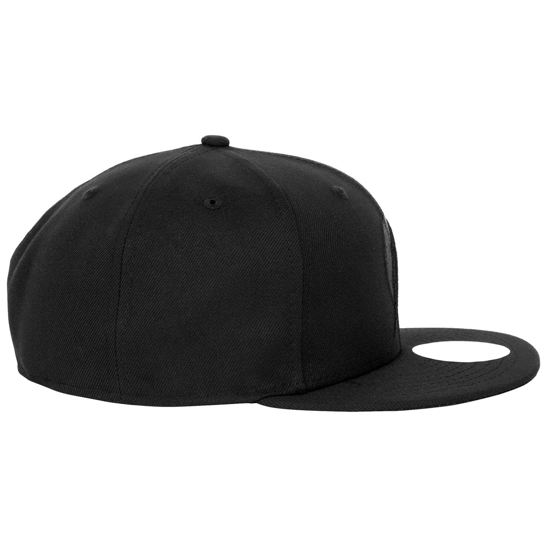 The Flash Logo Black on Black  Era 59Fifty Fitted Hat Image 4