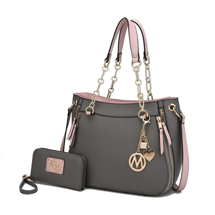 Lina Shoulder 2 Pcs Handbag with Wallet by Mia K. Image 4