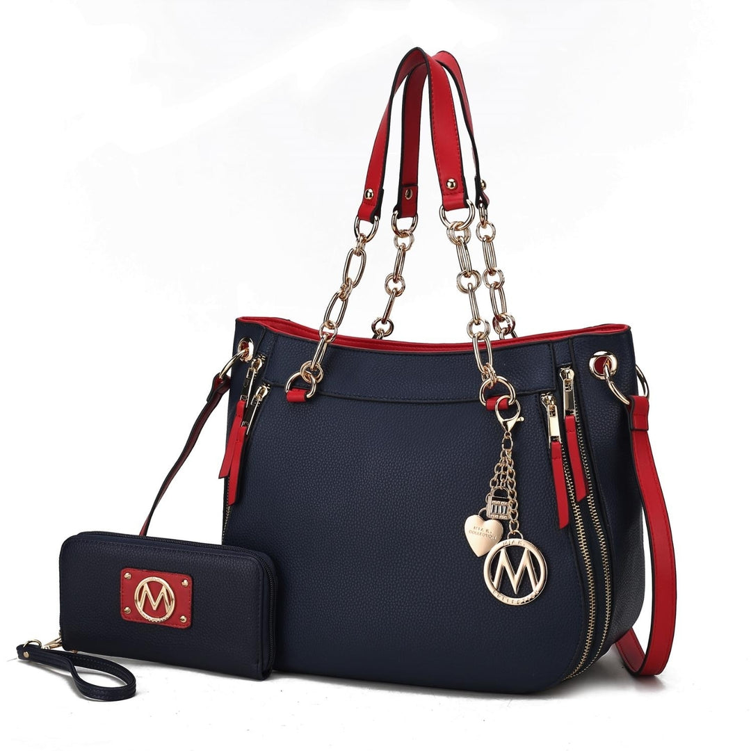 Lina Shoulder 2 Pcs Handbag with Wallet by Mia K. Image 6