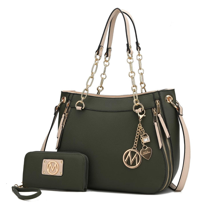 Lina Shoulder 2 Pcs Handbag with Wallet by Mia K. Image 7
