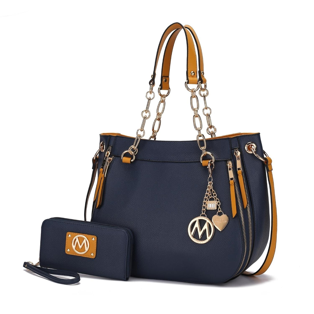 Lina Shoulder 2 Pcs Handbag with Wallet by Mia K. Image 11