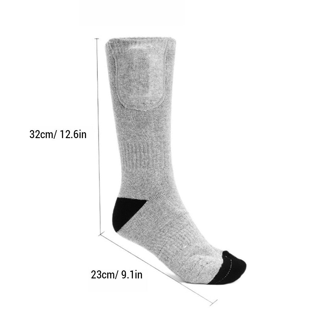 1 Pair Remote Control Heated Socks Electric Socks Rechargeable Warm Heating Socks with 4000mAh Power Bank Image 12