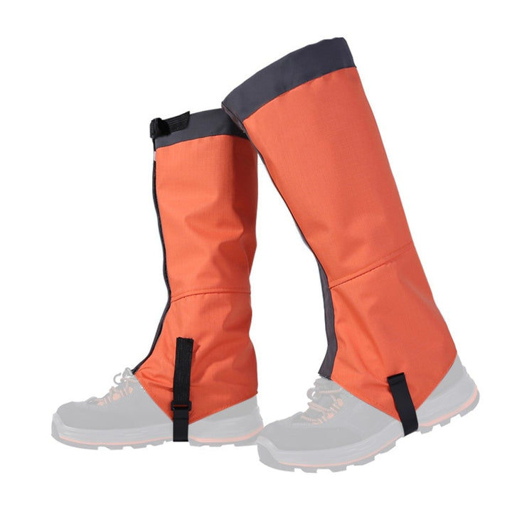 1 Pair Waterproof Leg Gaiters Women Men Boot Legging Gaiter Cover Leg Protection Guard for Skiing Hiking Climbing Image 1