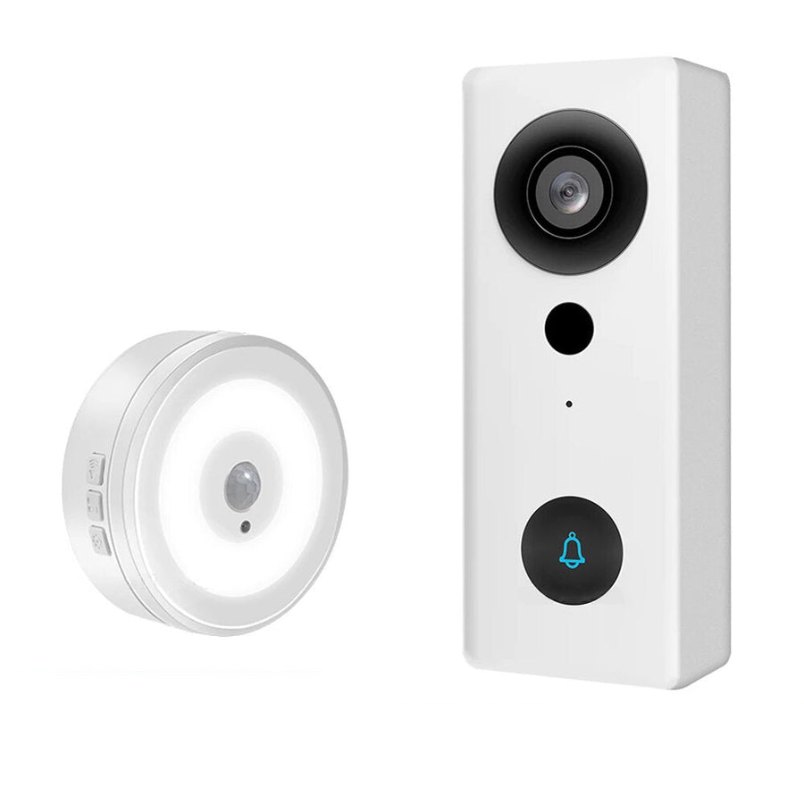 1080P Video Doorbell WiFi Smart Home Intercom Night Vision Anti-theft PIR Alarm Wireless Cam Outdoor Waterproof Door Image 1