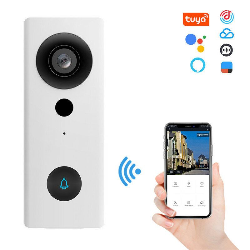 1080P Video Doorbell WiFi Smart Home Intercom Night Vision Anti-theft PIR Alarm Wireless Cam Outdoor Waterproof Door Image 7