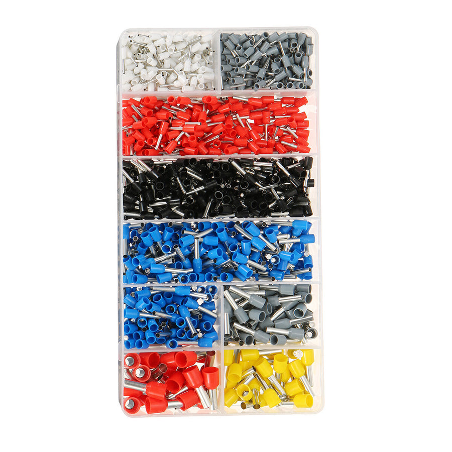1200PCS 2.8/4.8/6.3mm Female/Male Spade Connectors Wire Terminals Crimp Connector Cold Pressed Hand Tool Sets Image 1