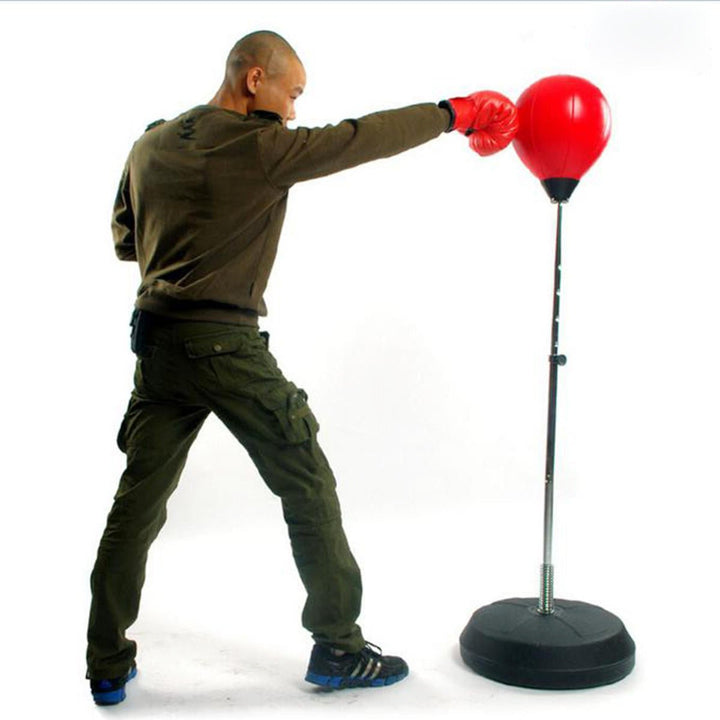 120-150cm Adjustable Boxing Training Target Freestanding Punch Bag Adults Boxing Back Base Gloves Pump Image 7