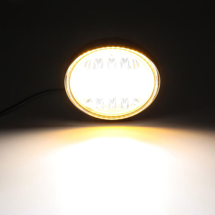 126W LED Work Light Yellow Beam Lamp DRL Amber Angel Eye Light For Car Motorcycle Off-road Truck Image 11
