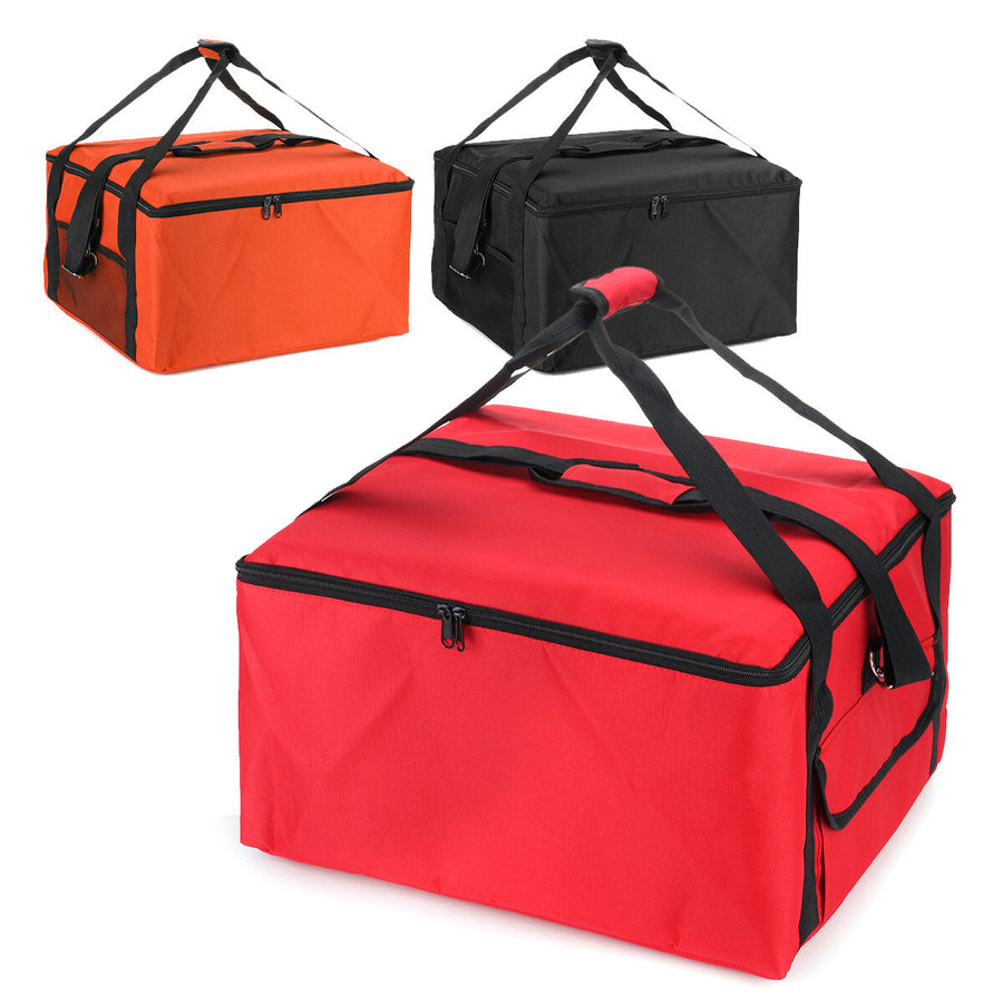 16" Waterproof Pizza Insulated Bag Cooler Bag Insulation Folding Picnic Portable Ice Pack Food Thermal Delivery Bag Image 1