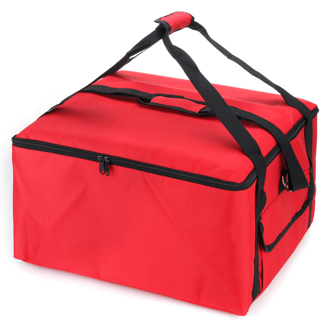 16" Waterproof Pizza Insulated Bag Cooler Bag Insulation Folding Picnic Portable Ice Pack Food Thermal Delivery Bag Image 10