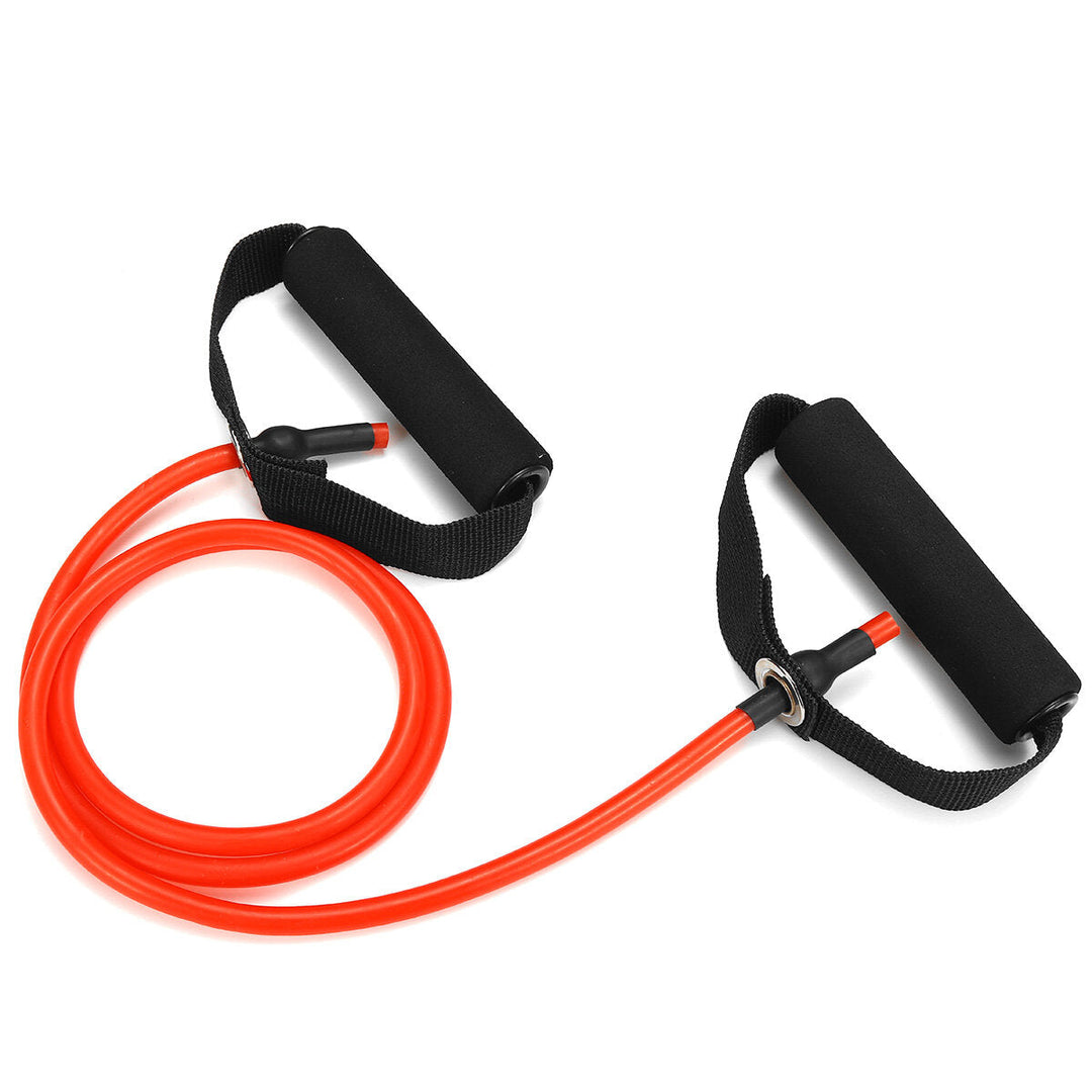 1Pc 10/15/20/25/30/35/40lbs Resistance Bands Fitness Muscle Training Exercise Bands Image 3