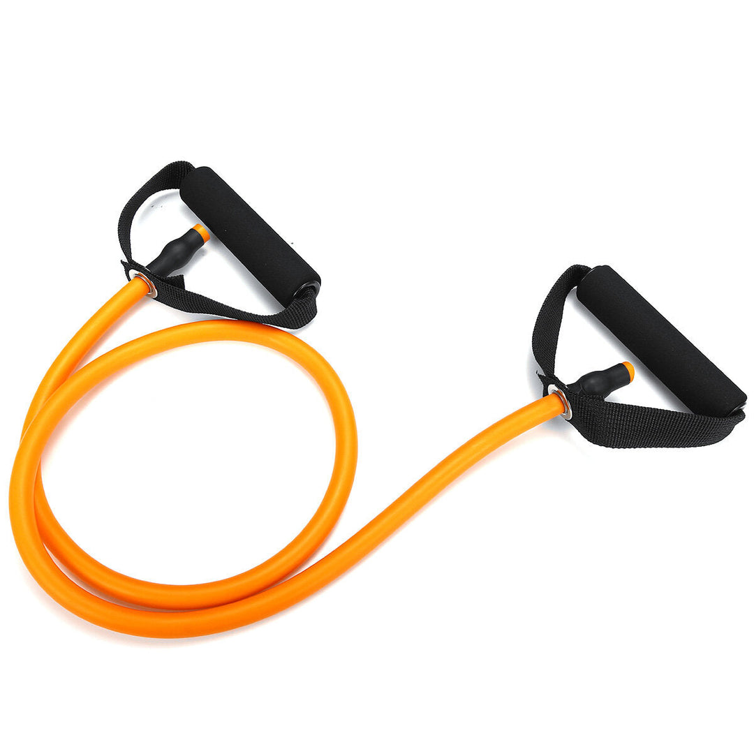 1Pc 10/15/20/25/30/35/40lbs Resistance Bands Fitness Muscle Training Exercise Bands Image 4