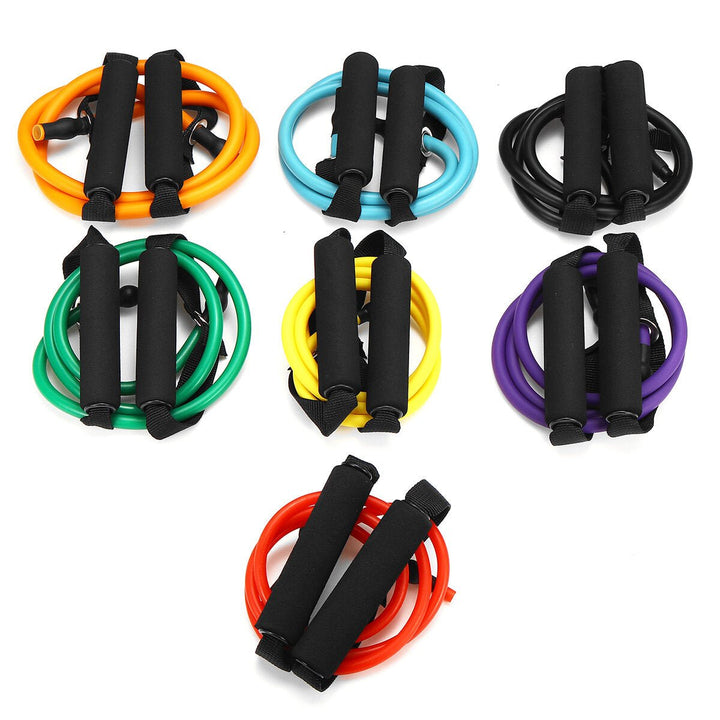 1Pc 10/15/20/25/30/35/40lbs Resistance Bands Fitness Muscle Training Exercise Bands Image 7