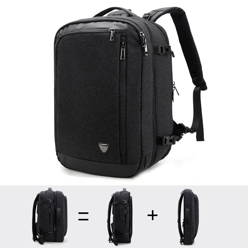 2 In 1 20L Backpack Polyester Waterproof 17inch Laptop Bag Shoulder Bag Handbag Image 1